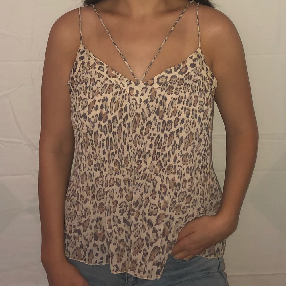 Strappy Cheetah Top